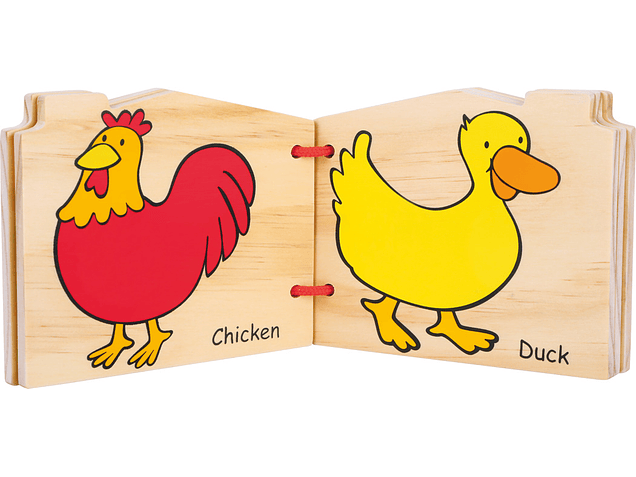 Libro de madera Granja 2