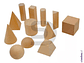 Cuerpos geométricos madera 12piezas - con caja plástica - Miniatura 2