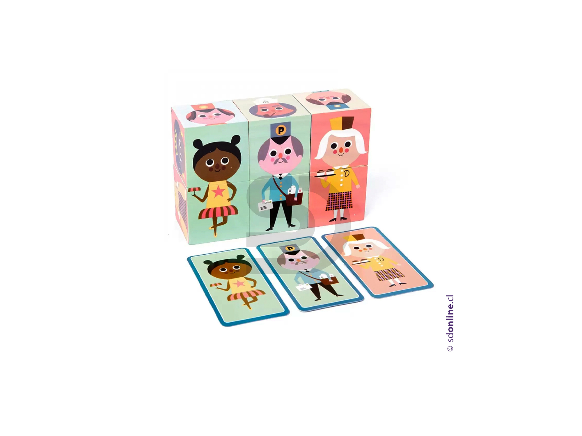 Rompecabeza cubos madera 2