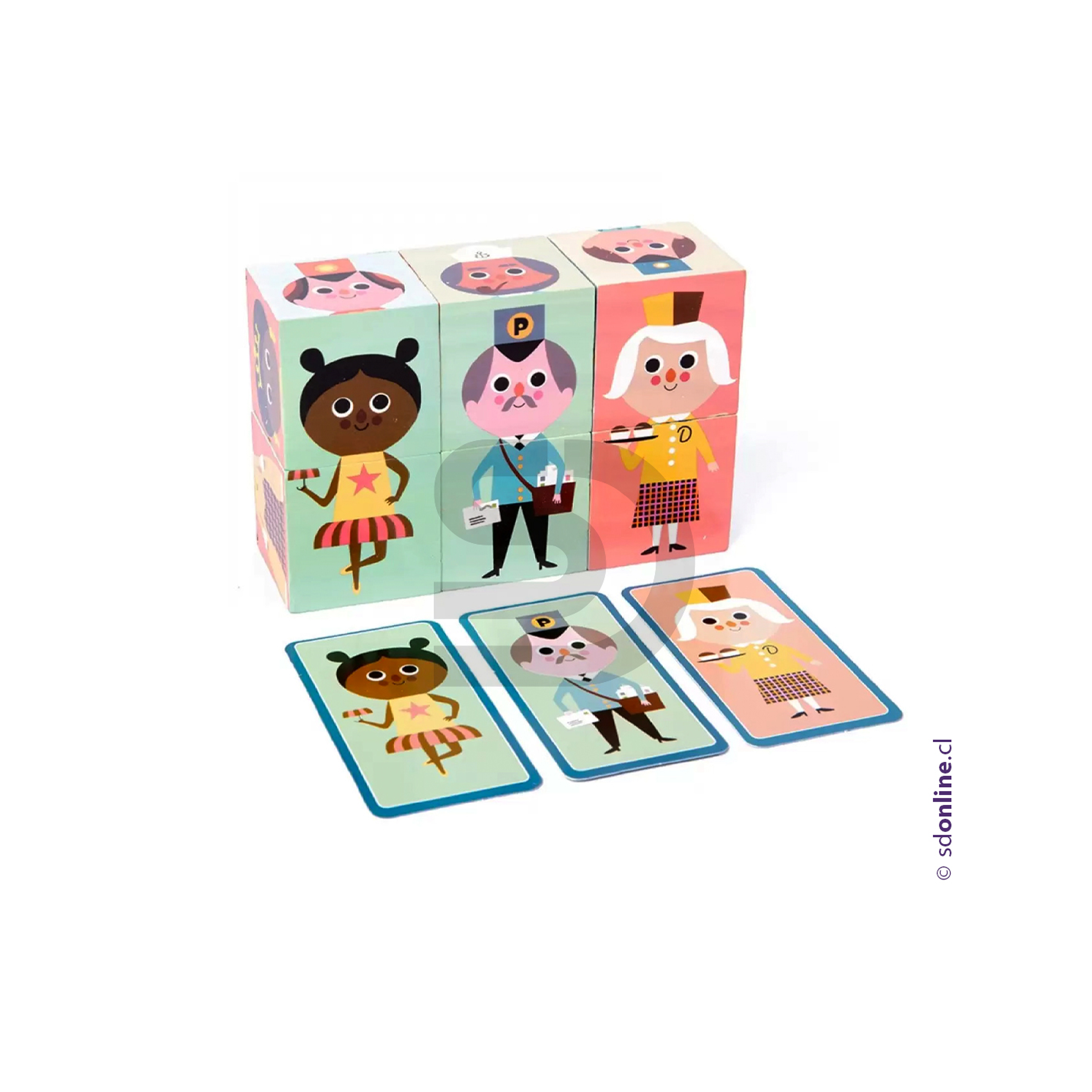 Rompecabeza cubos madera 2