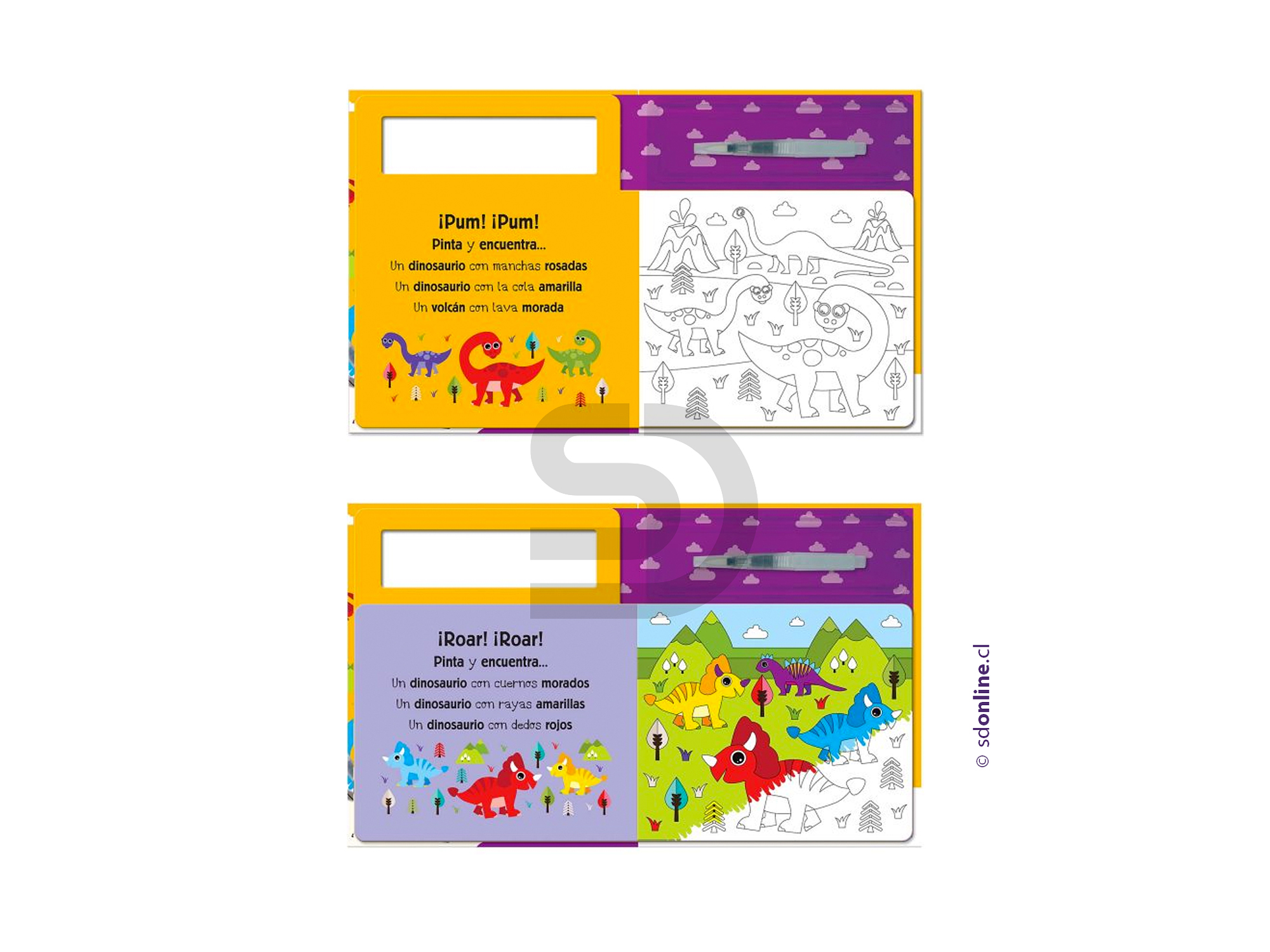 Busca y encuentra dinosaurios 2