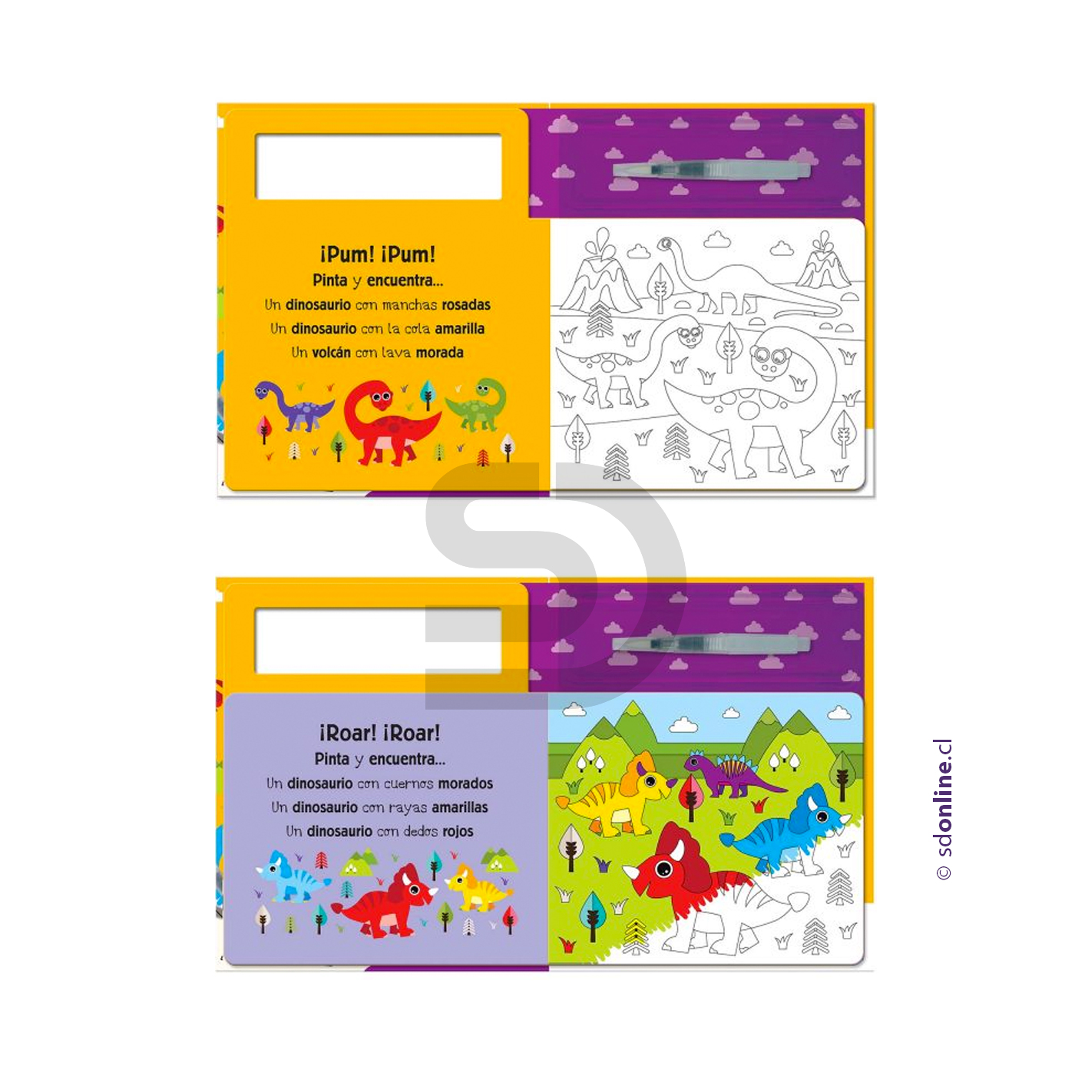 Busca y encuentra dinosaurios 2