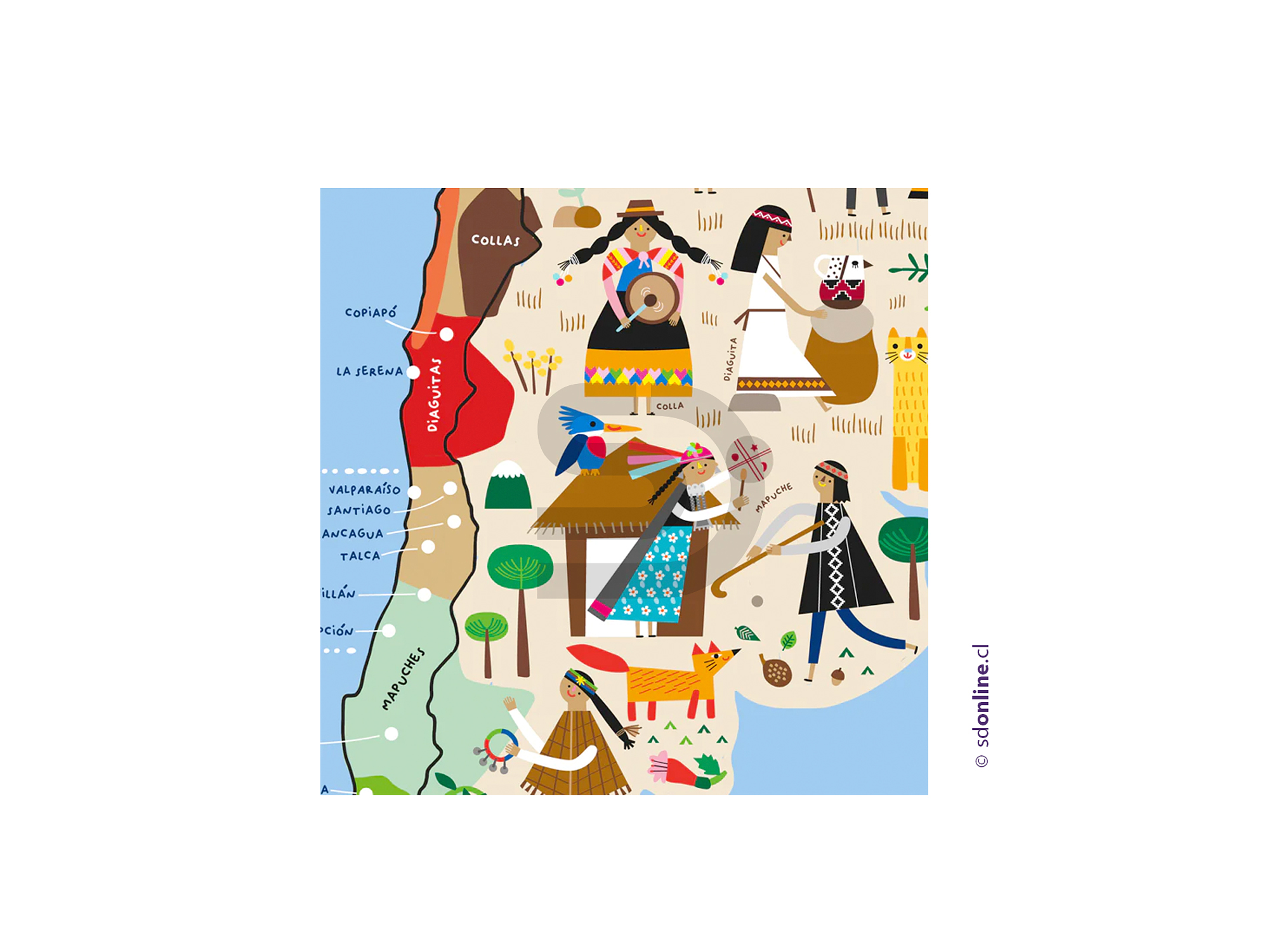 Mapa pueblos originarios  2