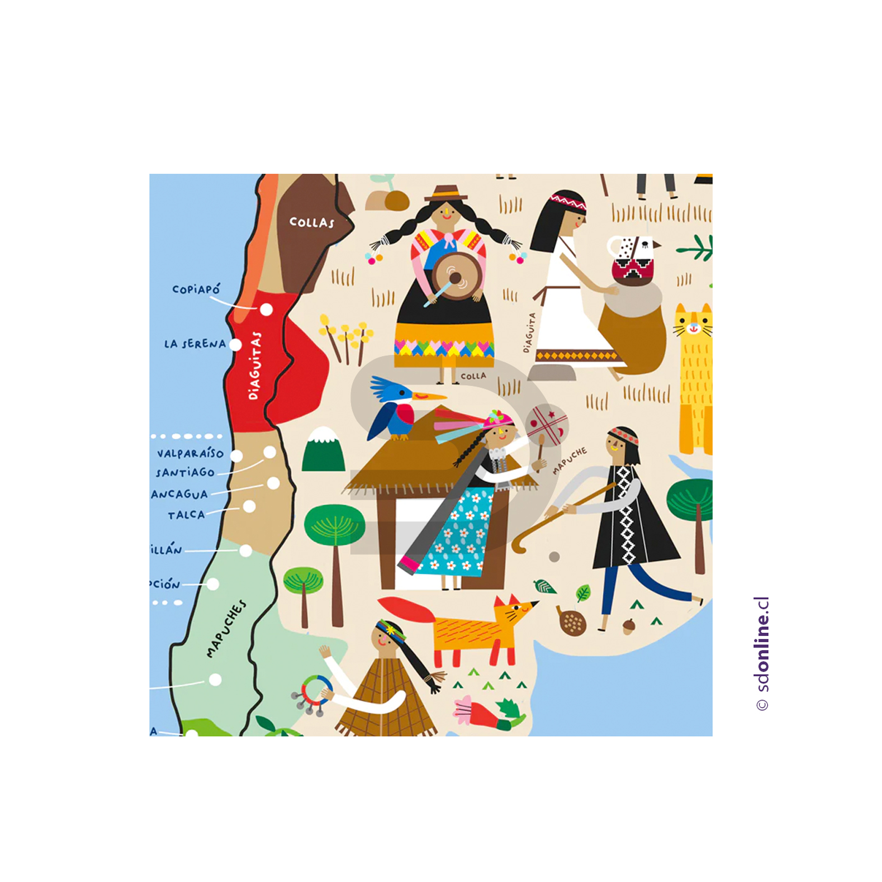 Mapa pueblos originarios  2