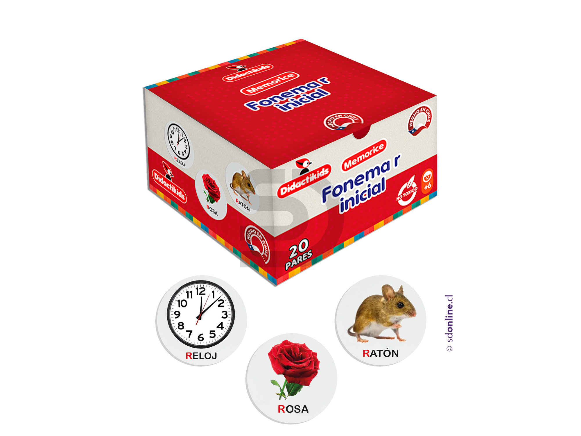 Memorice fonema R inicial 1