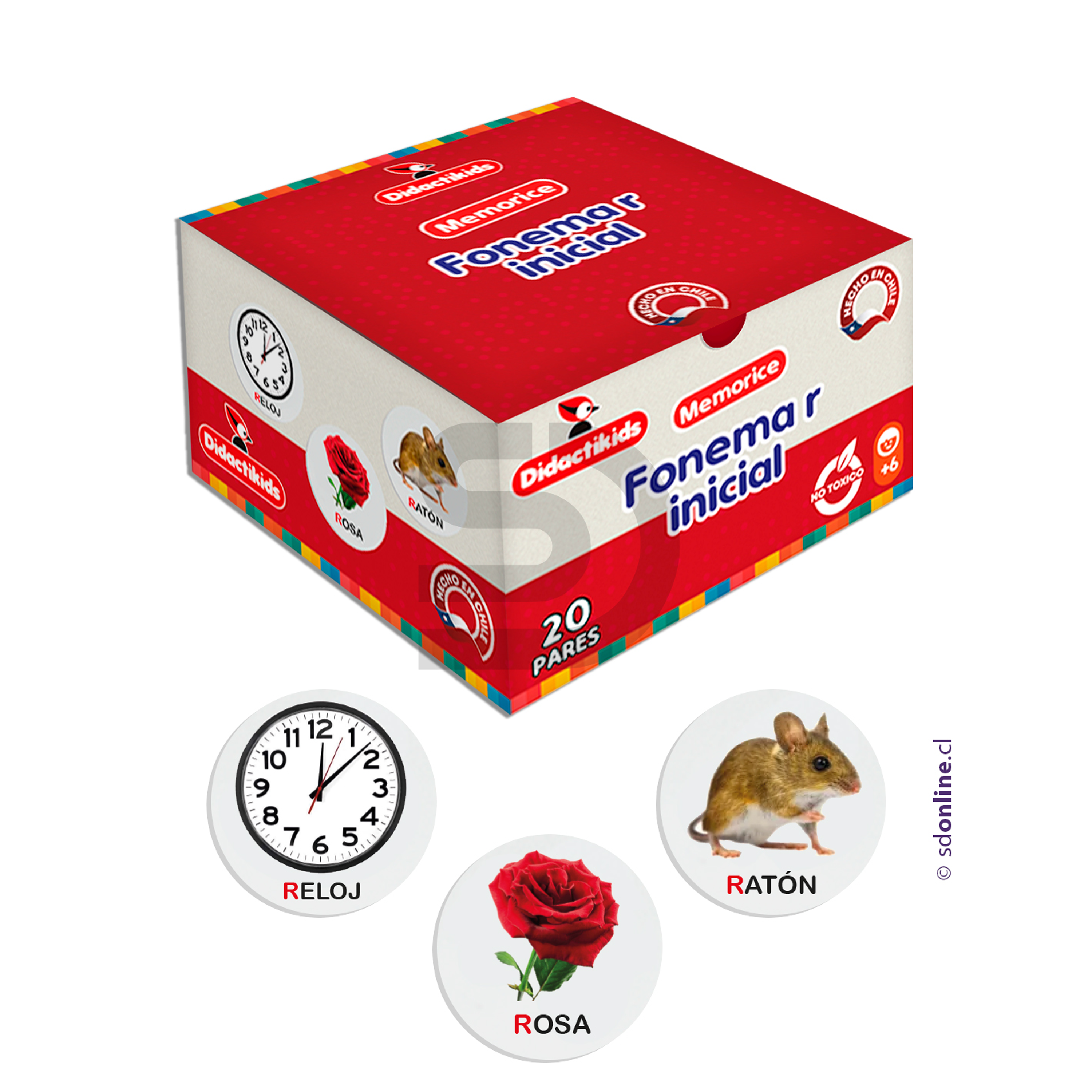 Memorice fonema R inicial 1