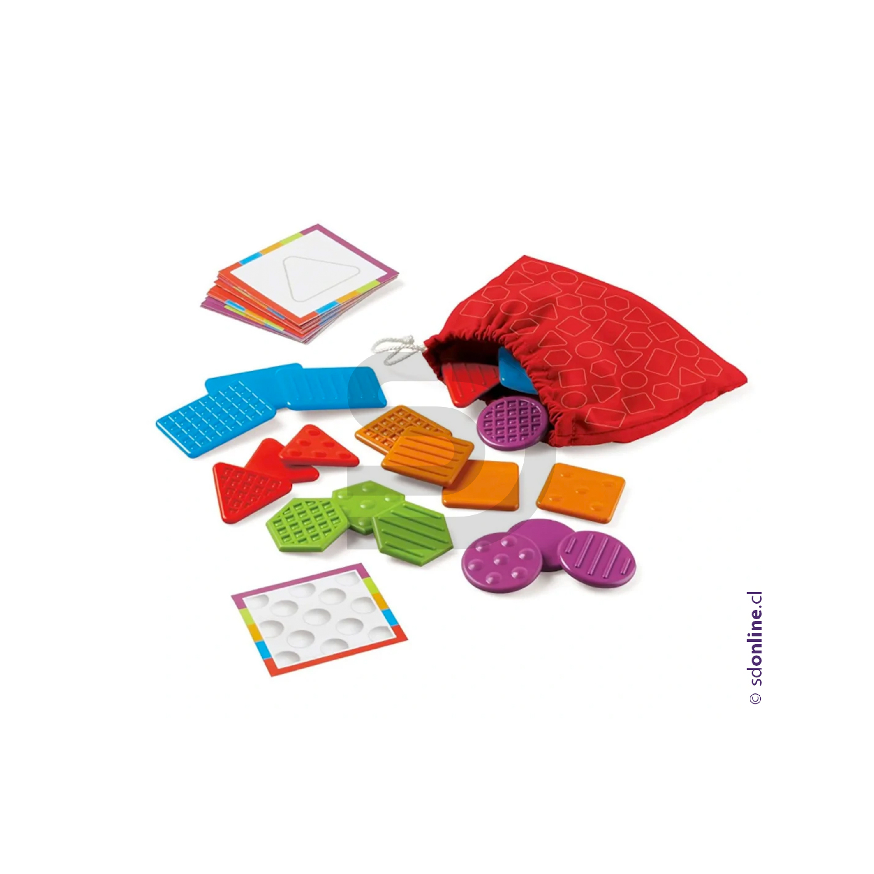 Memorice táctil formas y texturas 1