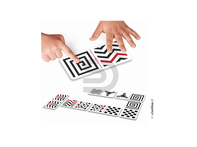 Dominó táctil con contraste 2