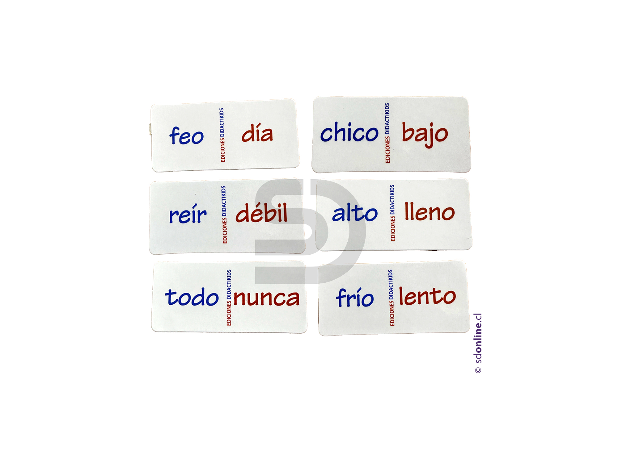 Dominó de antónimos - Vol 1 Eco 1