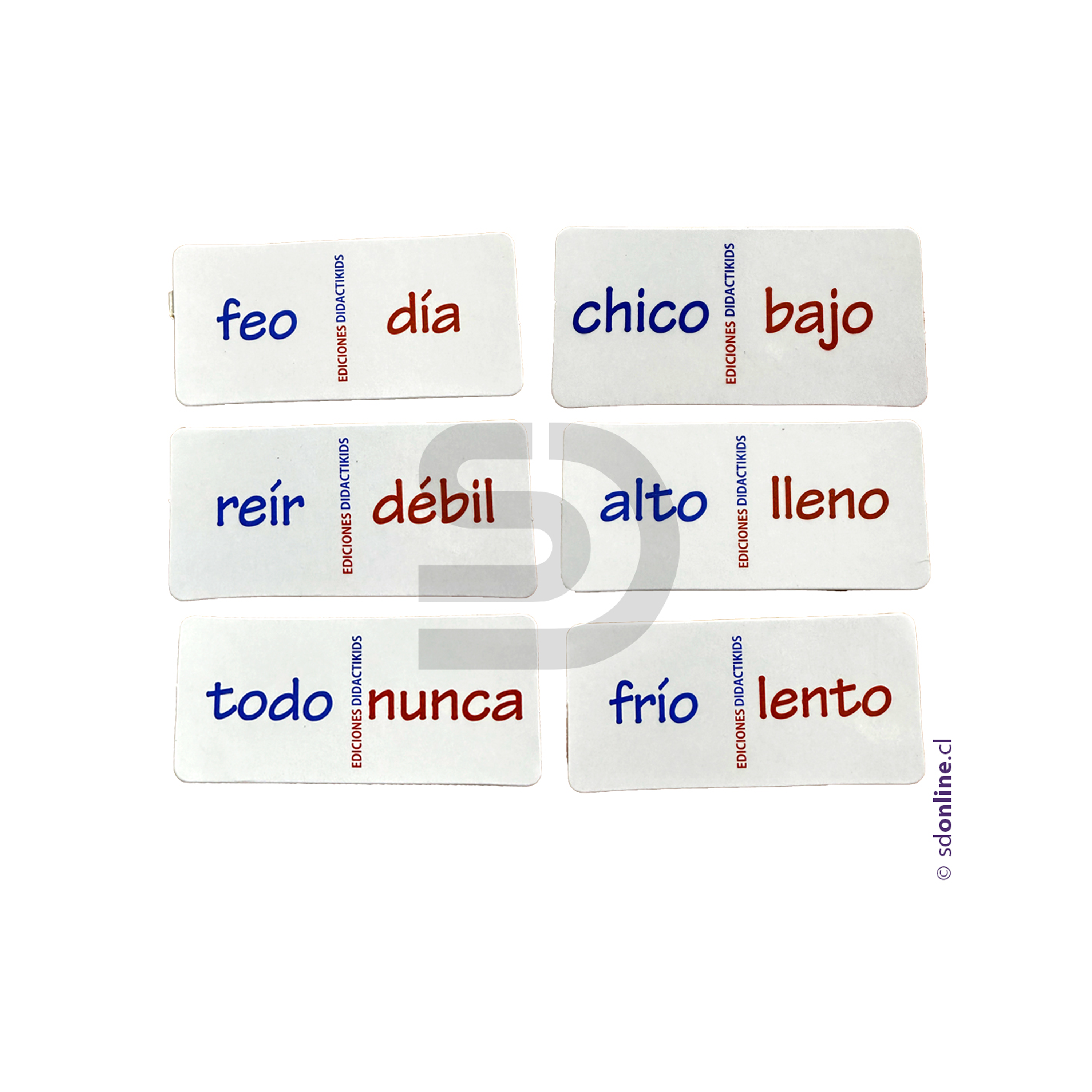 Dominó de antónimos - Vol 1 Eco 1