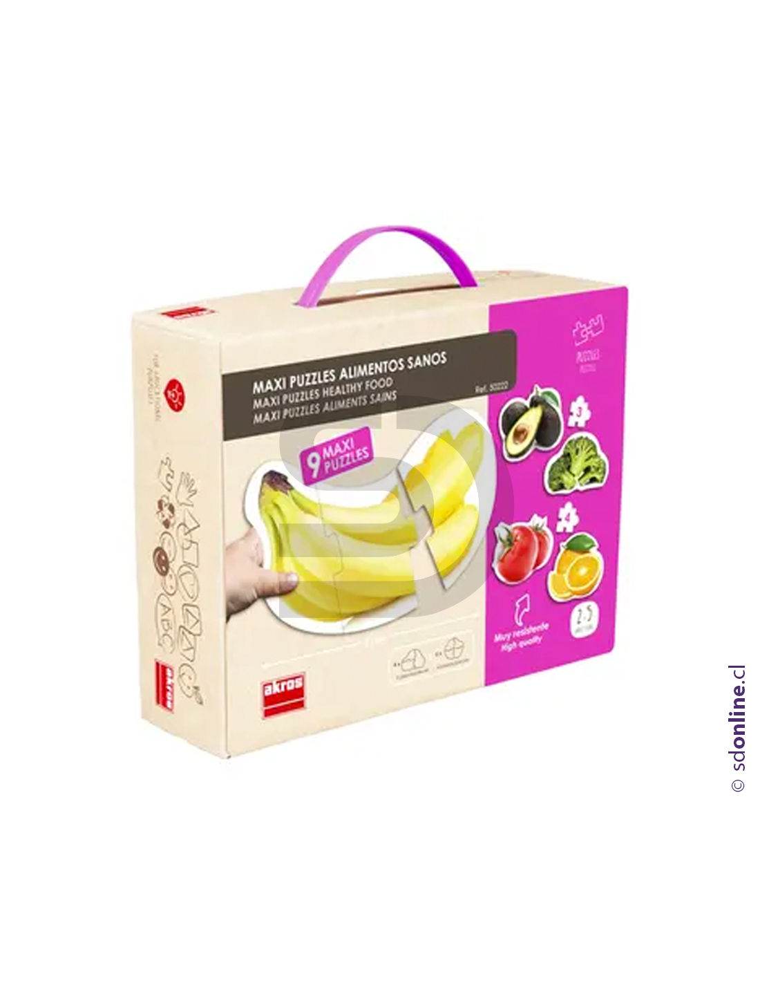 Maxi puzzles alimentos sanos