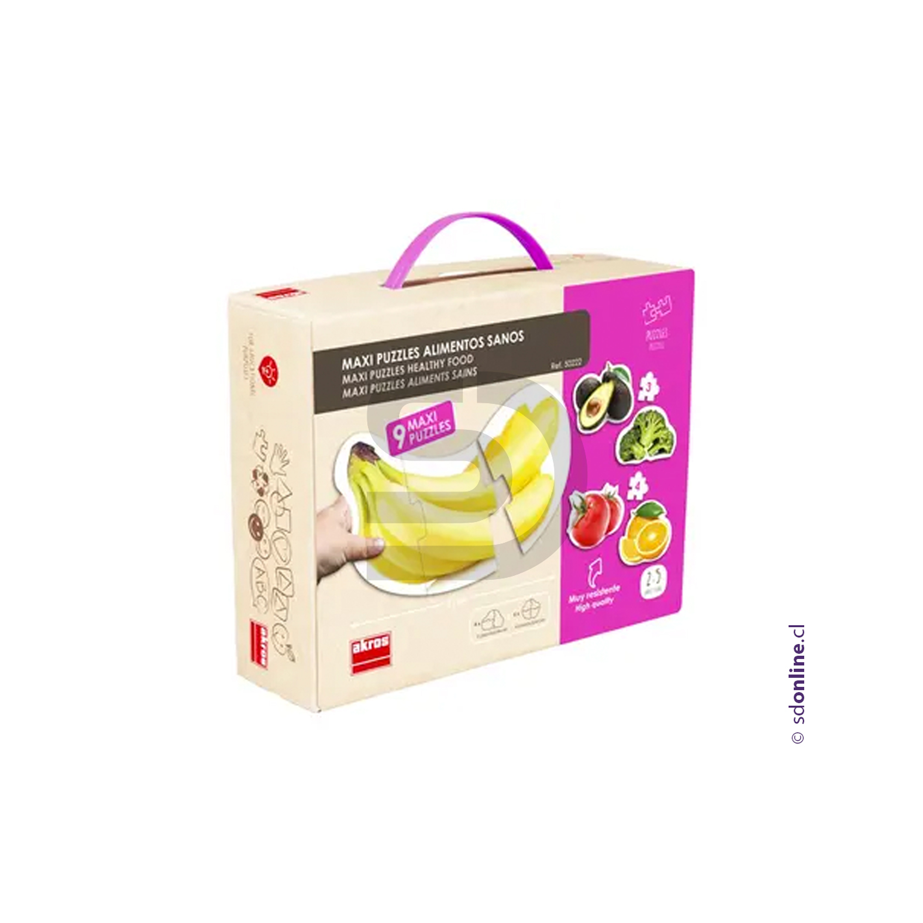 Maxi puzzles alimentos sanos 1