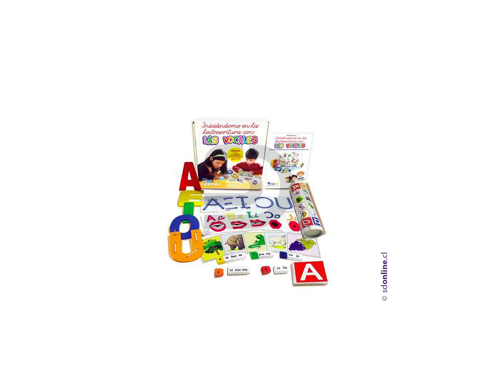 Kit de lectoescritura con vocales 1