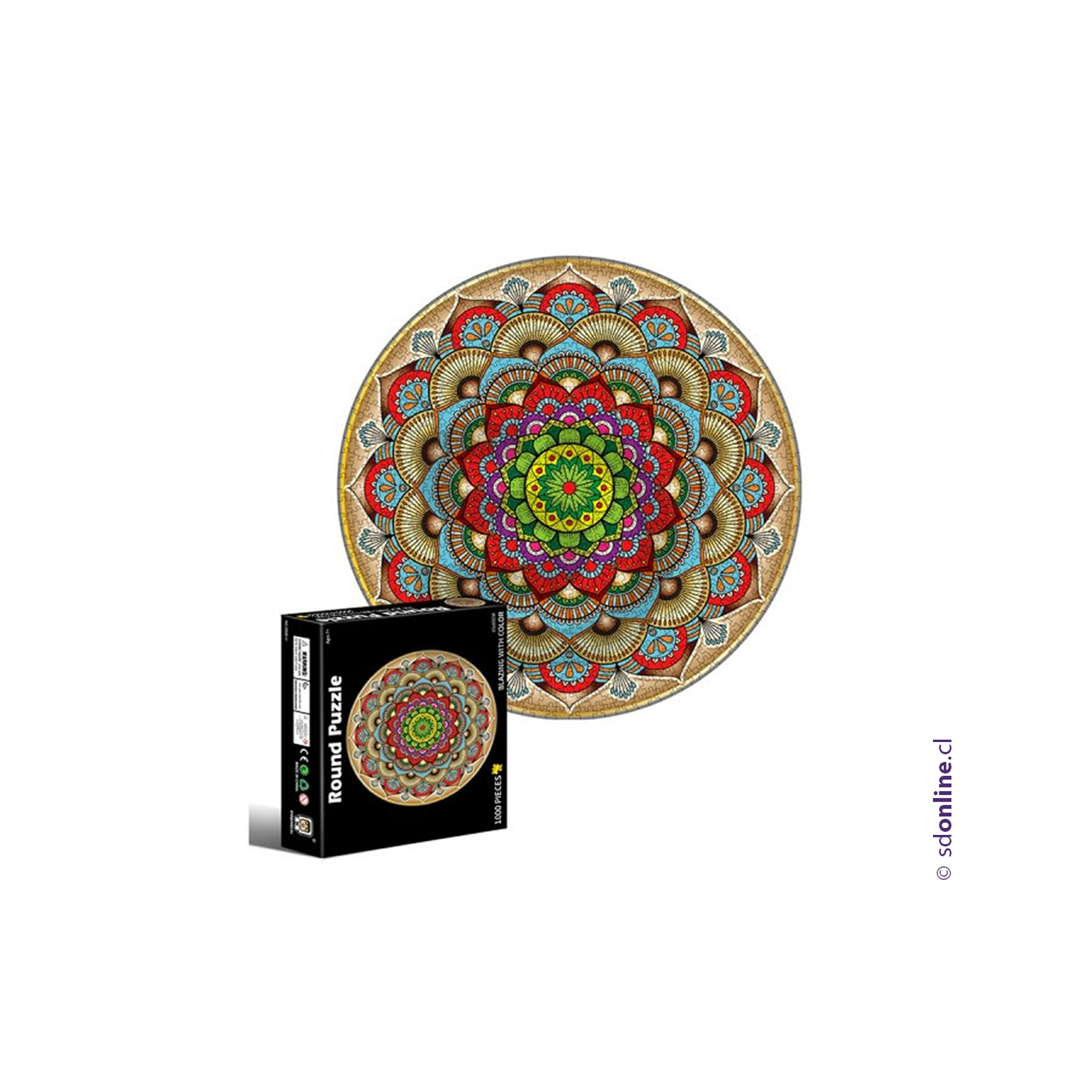 Puzzle mandala 1000 Pzs Circular 1