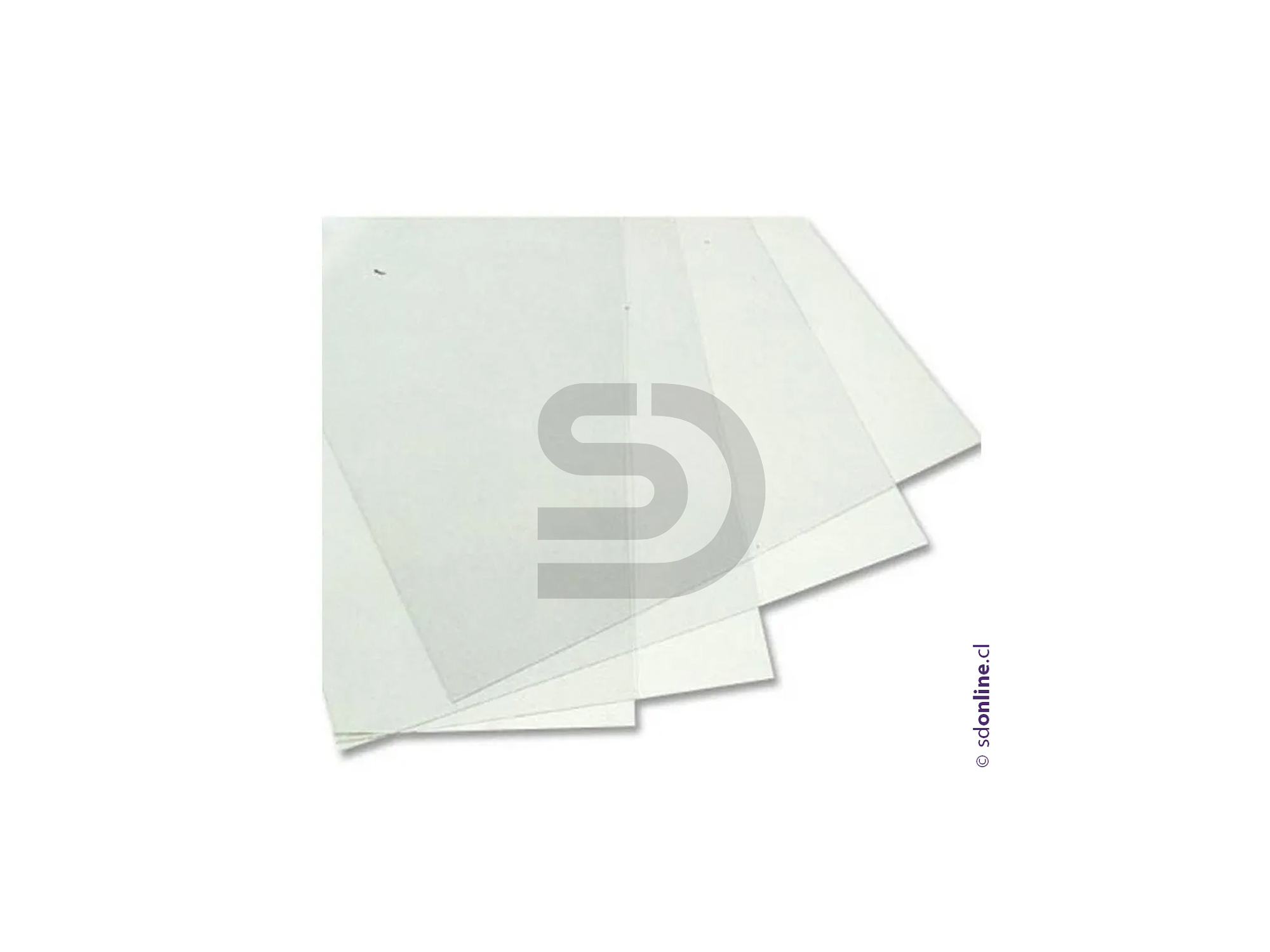 Mica transparente oficio 22,9x33,5 Cms 1