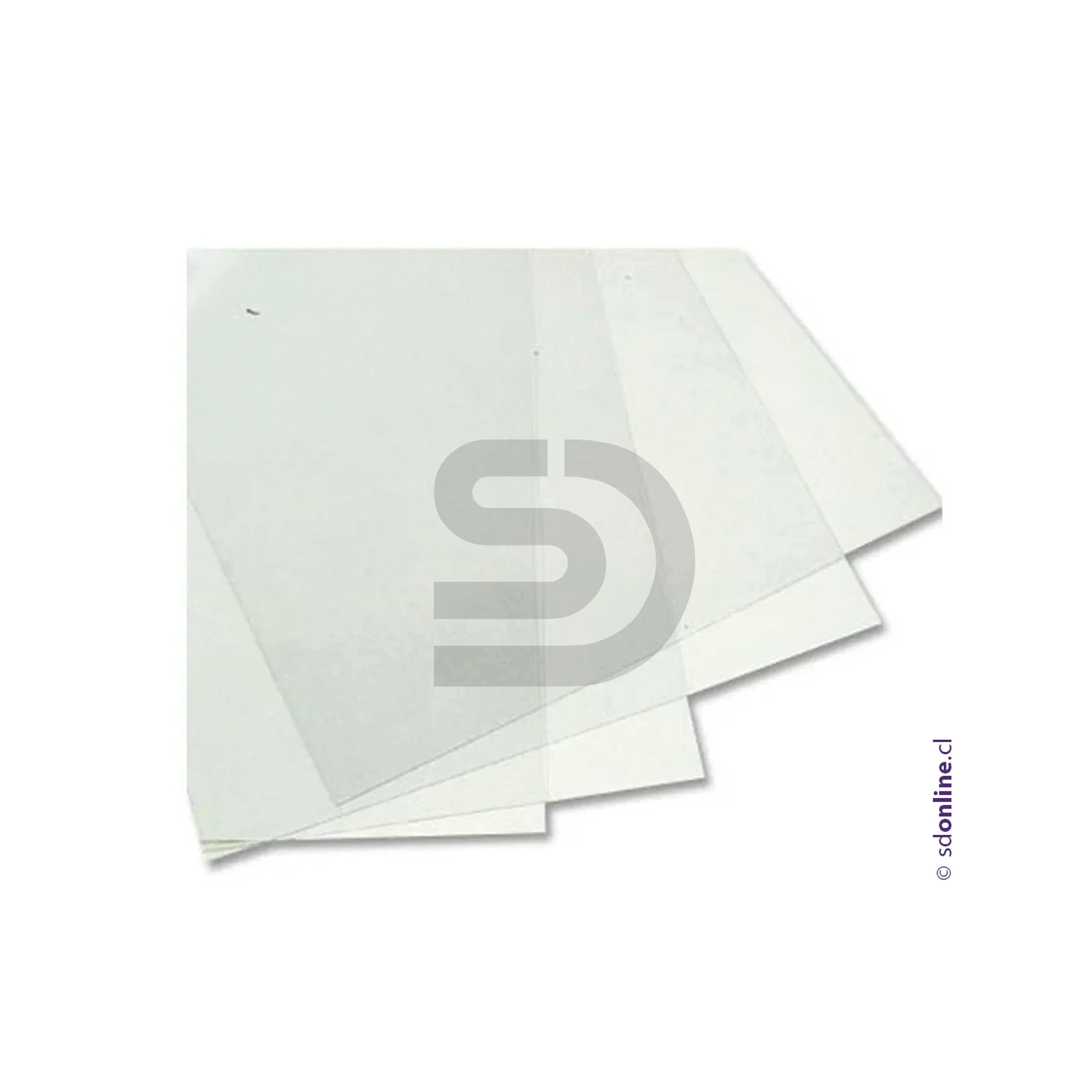 Mica transparente oficio 22,9x33,5 Cms 1