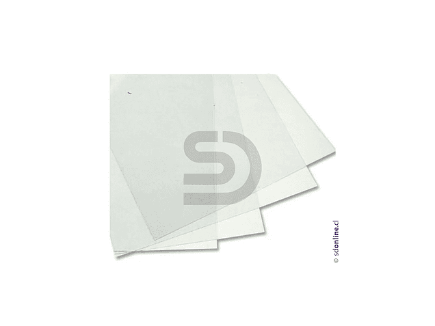 Mica transparente oficio 22,9x33,5 Cms 1
