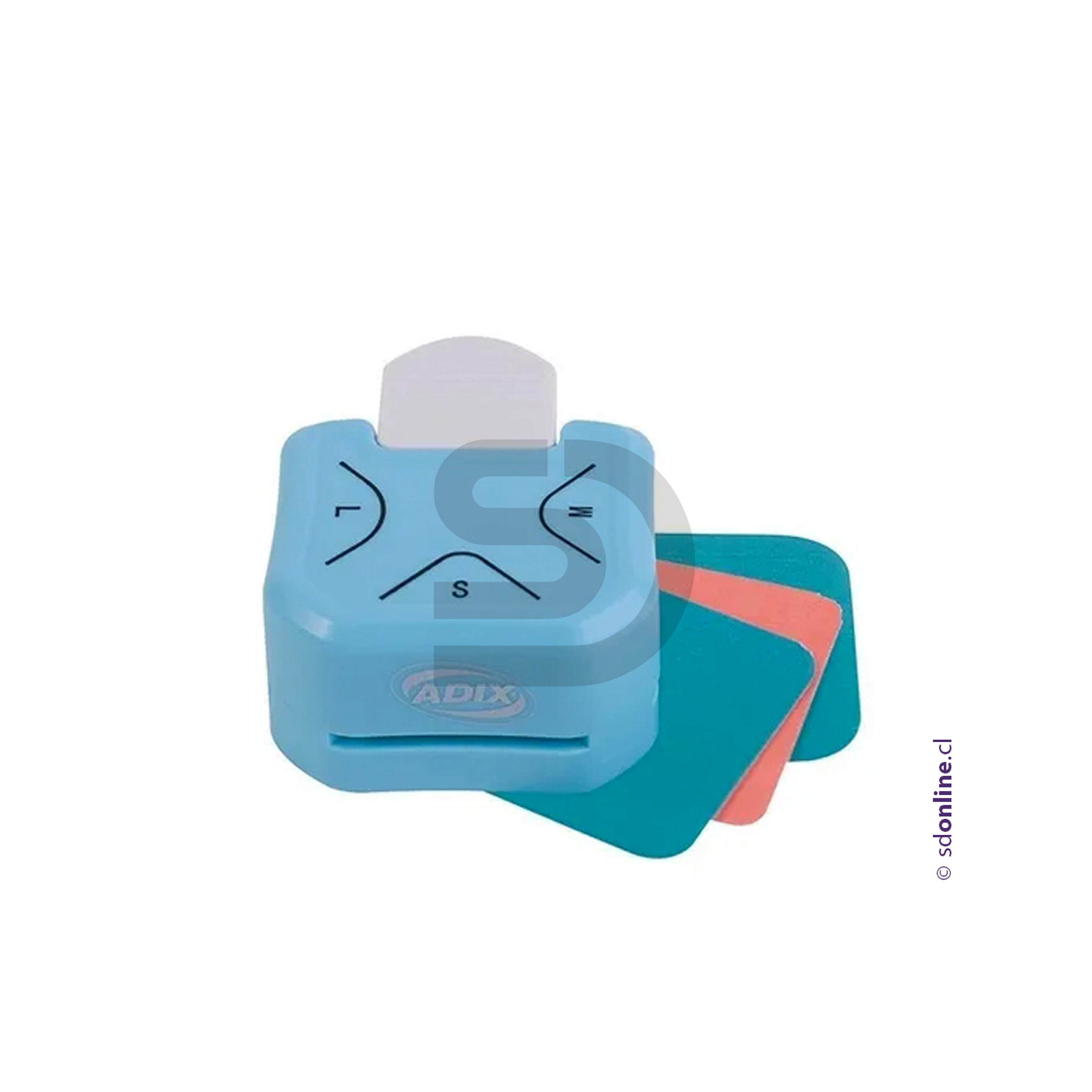 Perforadora esquinera de papel 3 cortes 2