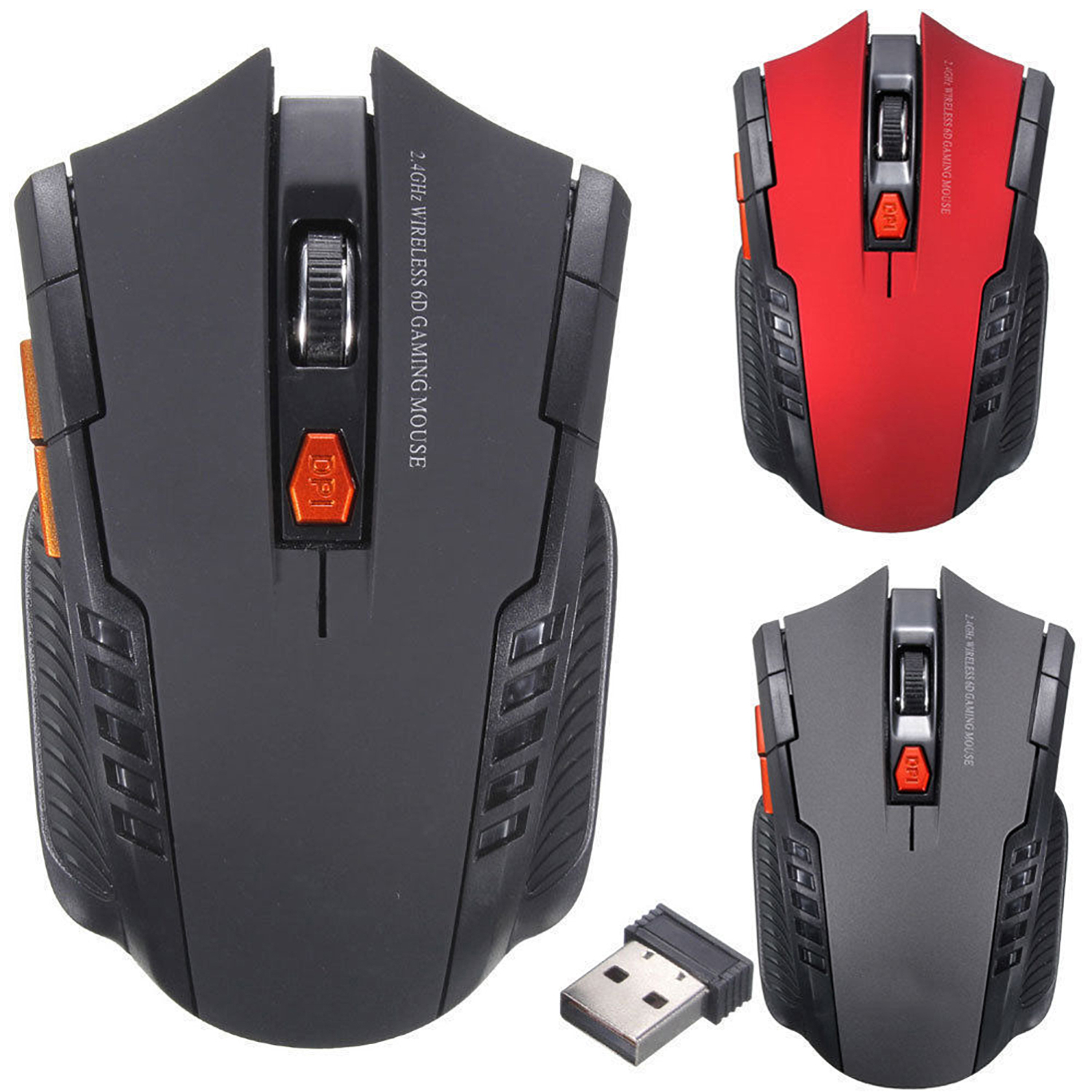 Mouse gamer inalámbrico 2.4GHZ - Dorado 2