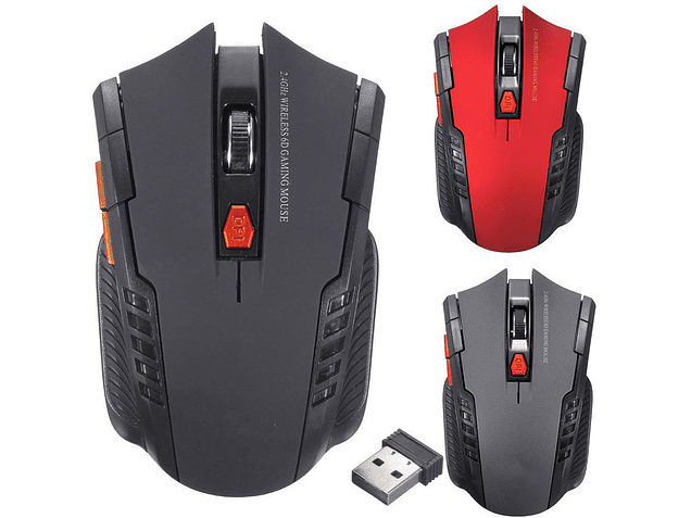 Mouse gamer inalámbrico 2.4GHZ - Dorado 2