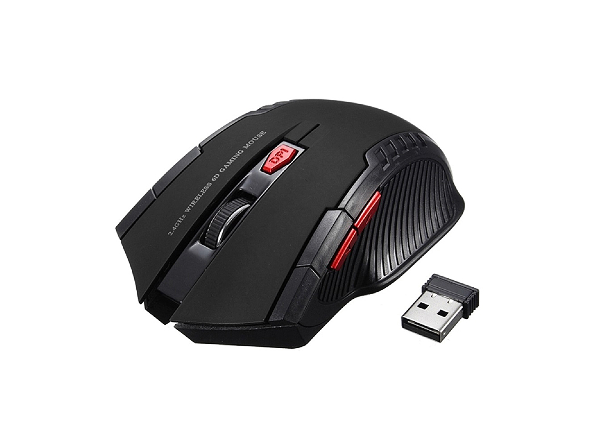 Mouse gamer inalámbrico 2.4GHZ - Negro 1