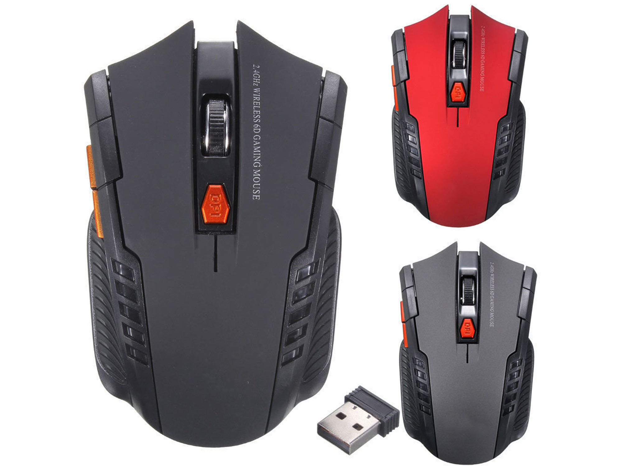 Mouse gamer inalámbrico 2.4GHZ - Negro 2