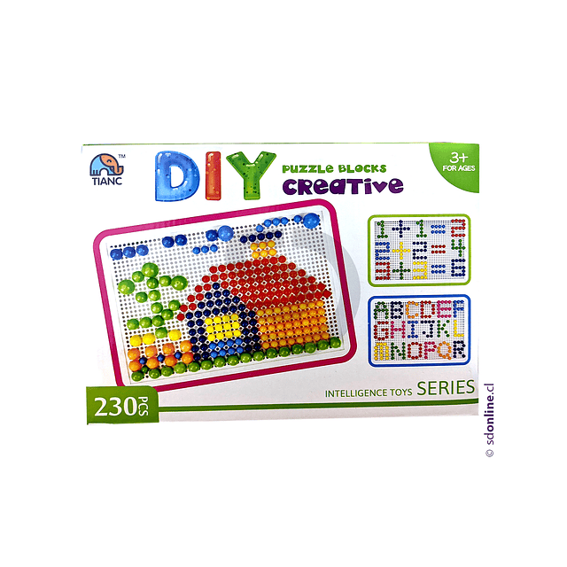 Pizarra DIY puzzle creativo