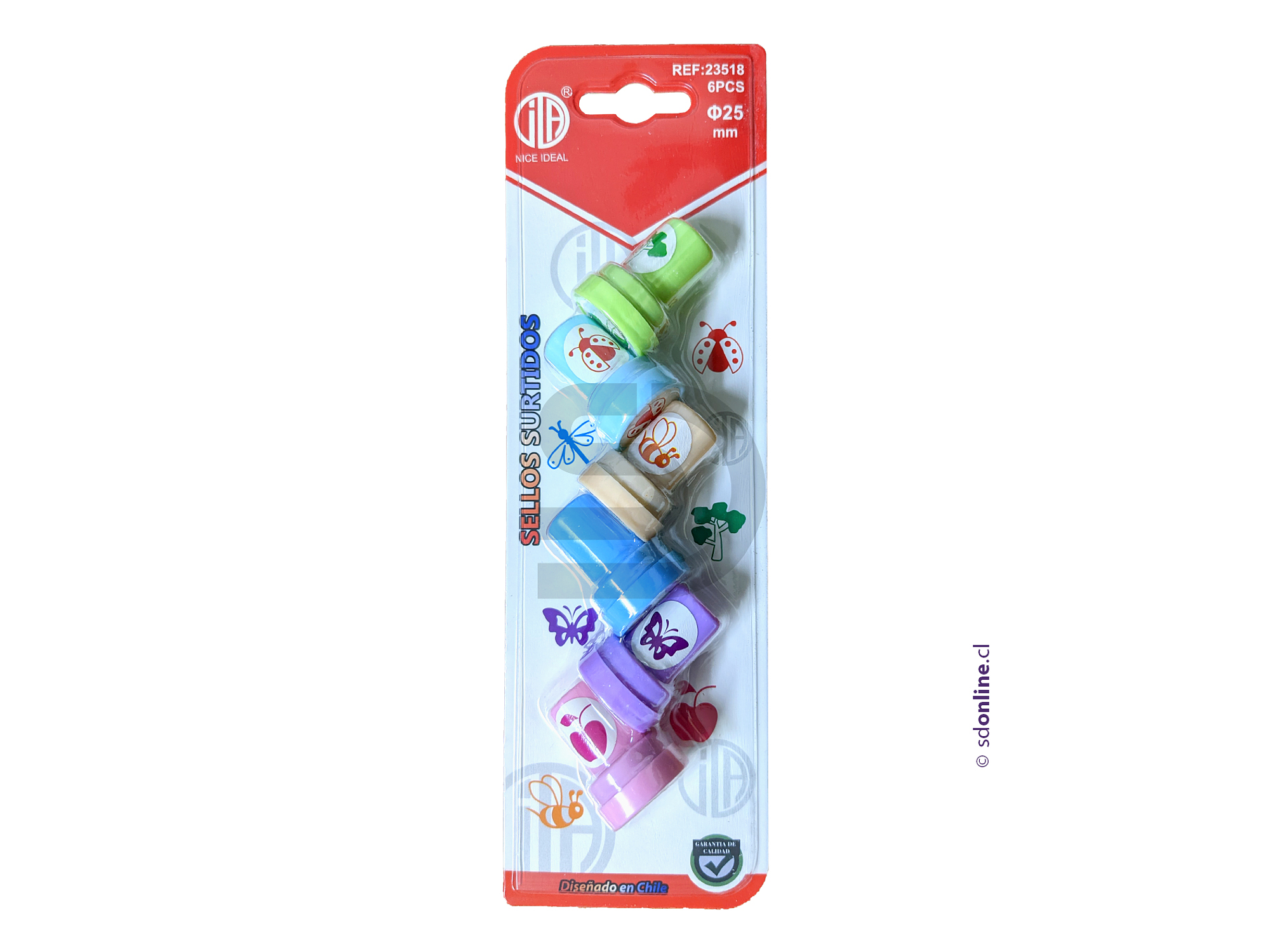 Sets timbres infantiles 6 unidades surtidos 1