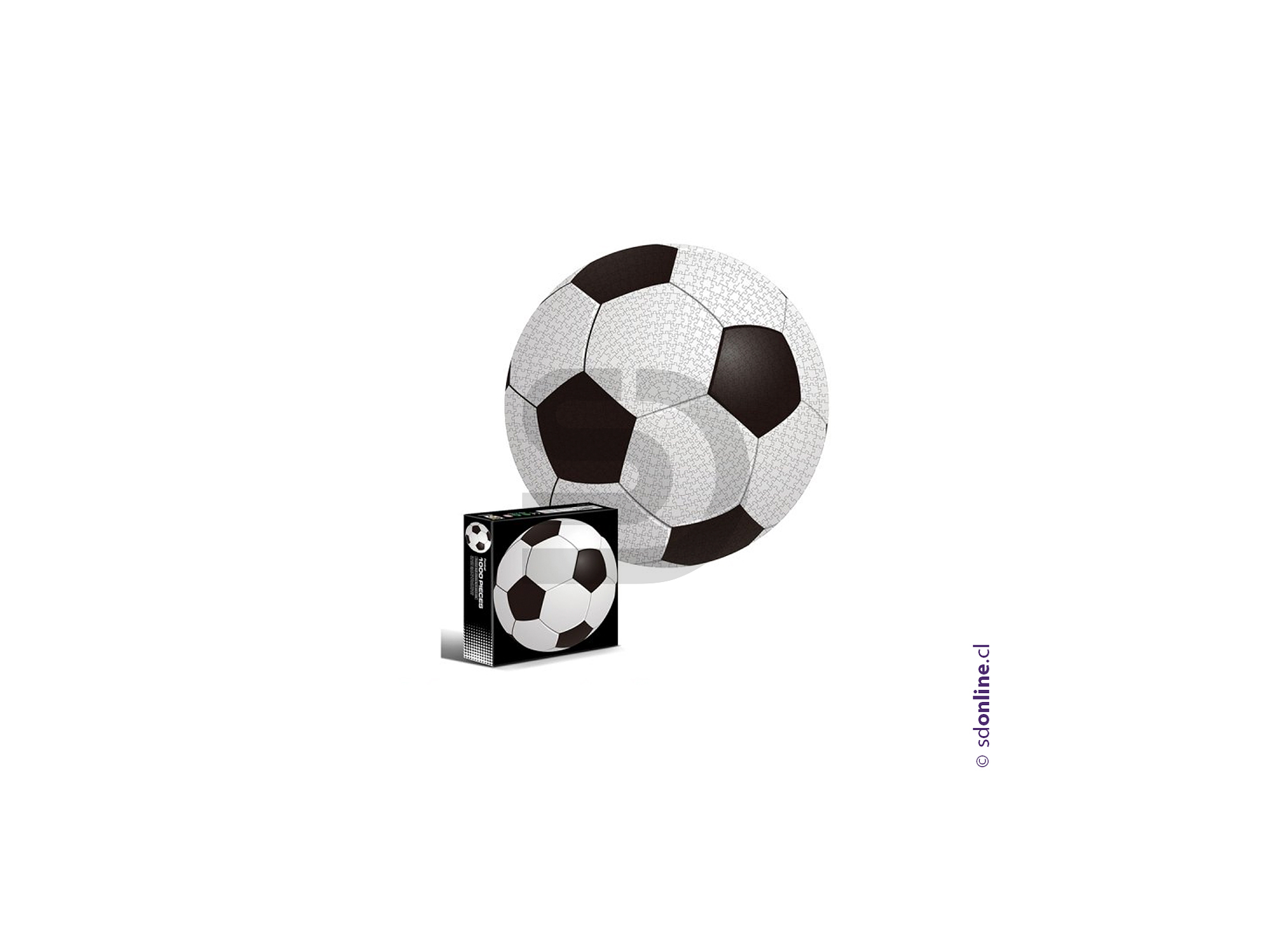 Puzzle pelota de football 1000 Pzs circular 1
