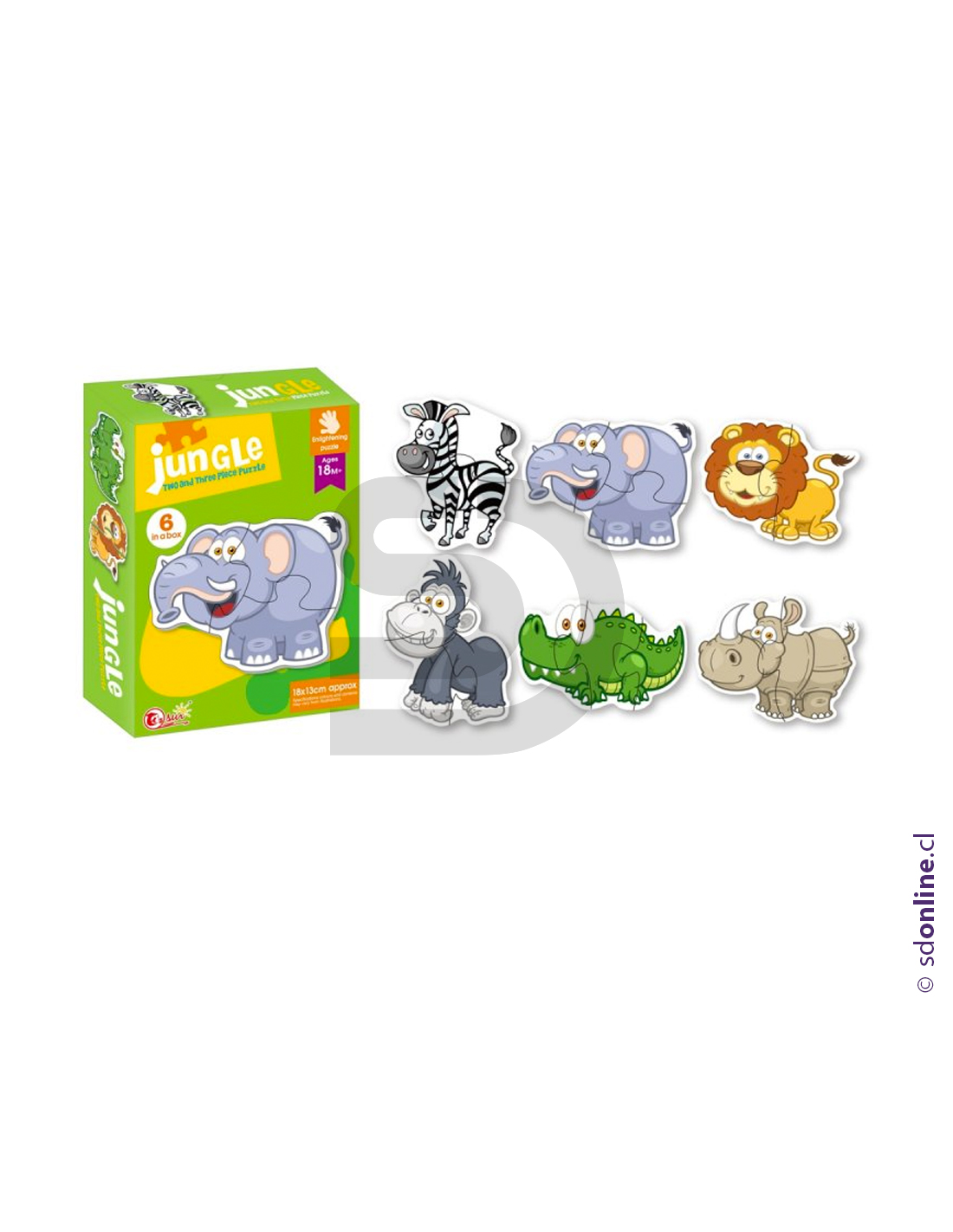 Puzzle Animales de la Selva