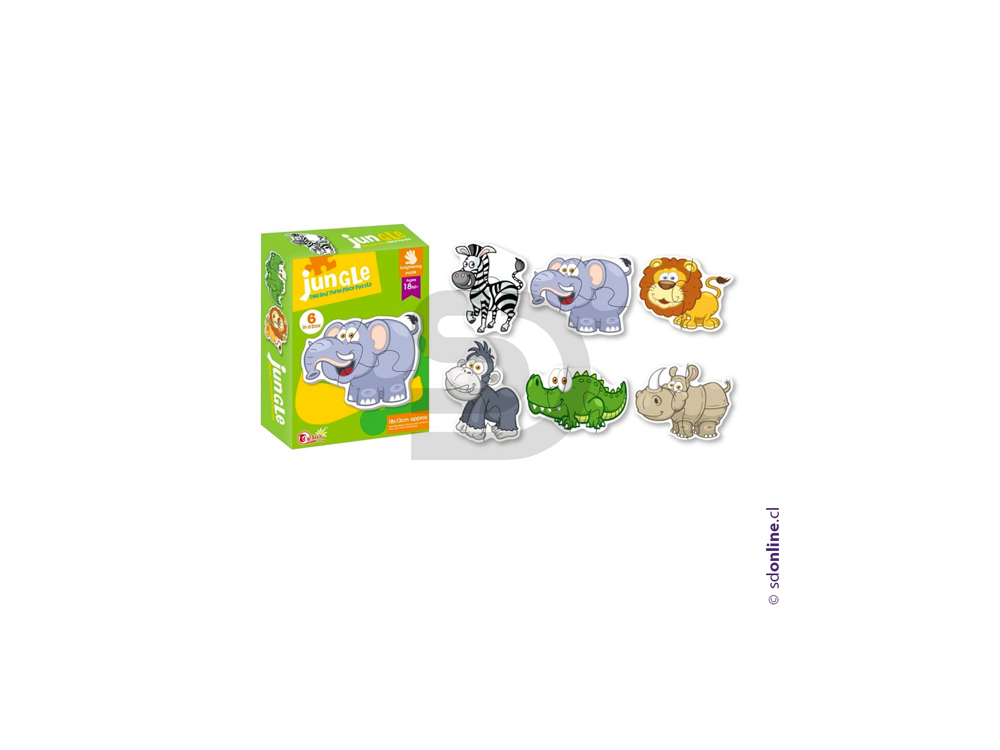 Puzzle Animales de la Selva 1