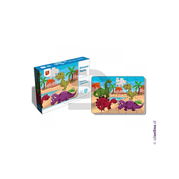 Puzzle Dino 24 Pcs Carton 25x17.5 Cm