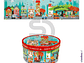 Puzzle 100pcs de piso, ciudad - Miniatura 1