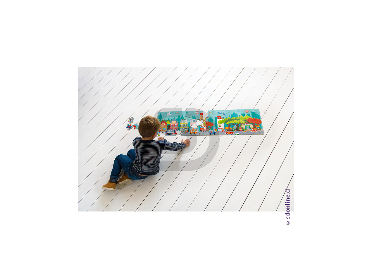 Puzzle 100pcs de piso, ciudad 2