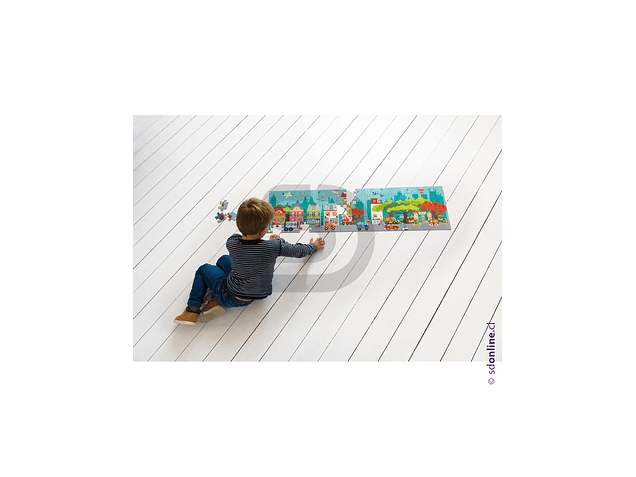 Puzzle 100pcs de piso, ciudad 2