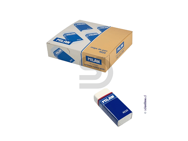 Pack de 20 Gomas de borrar Milan 4020 2