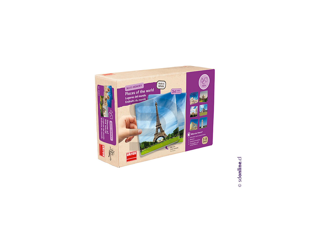 Maxi-memory lugares del mundo 1