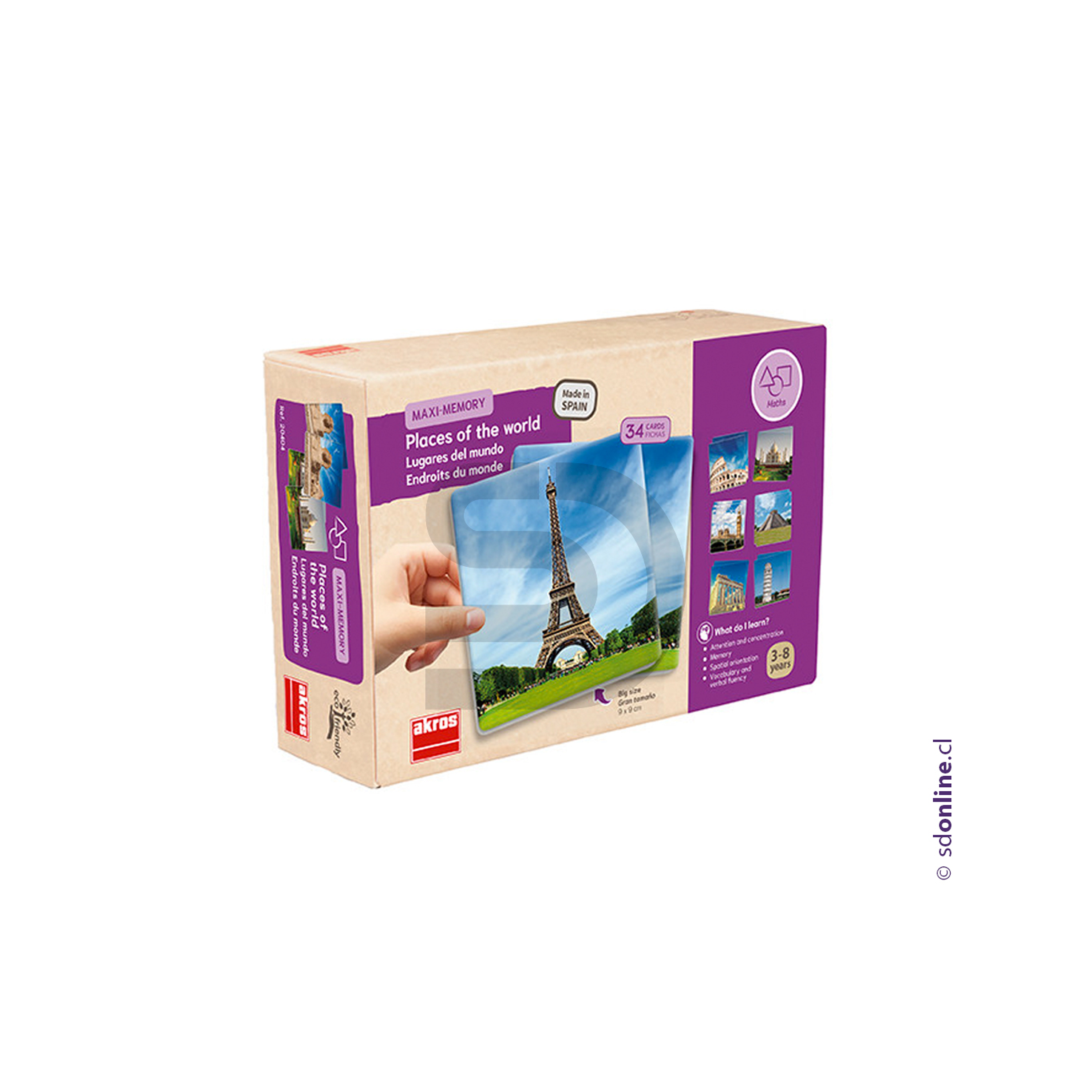 Maxi-memory lugares del mundo 1