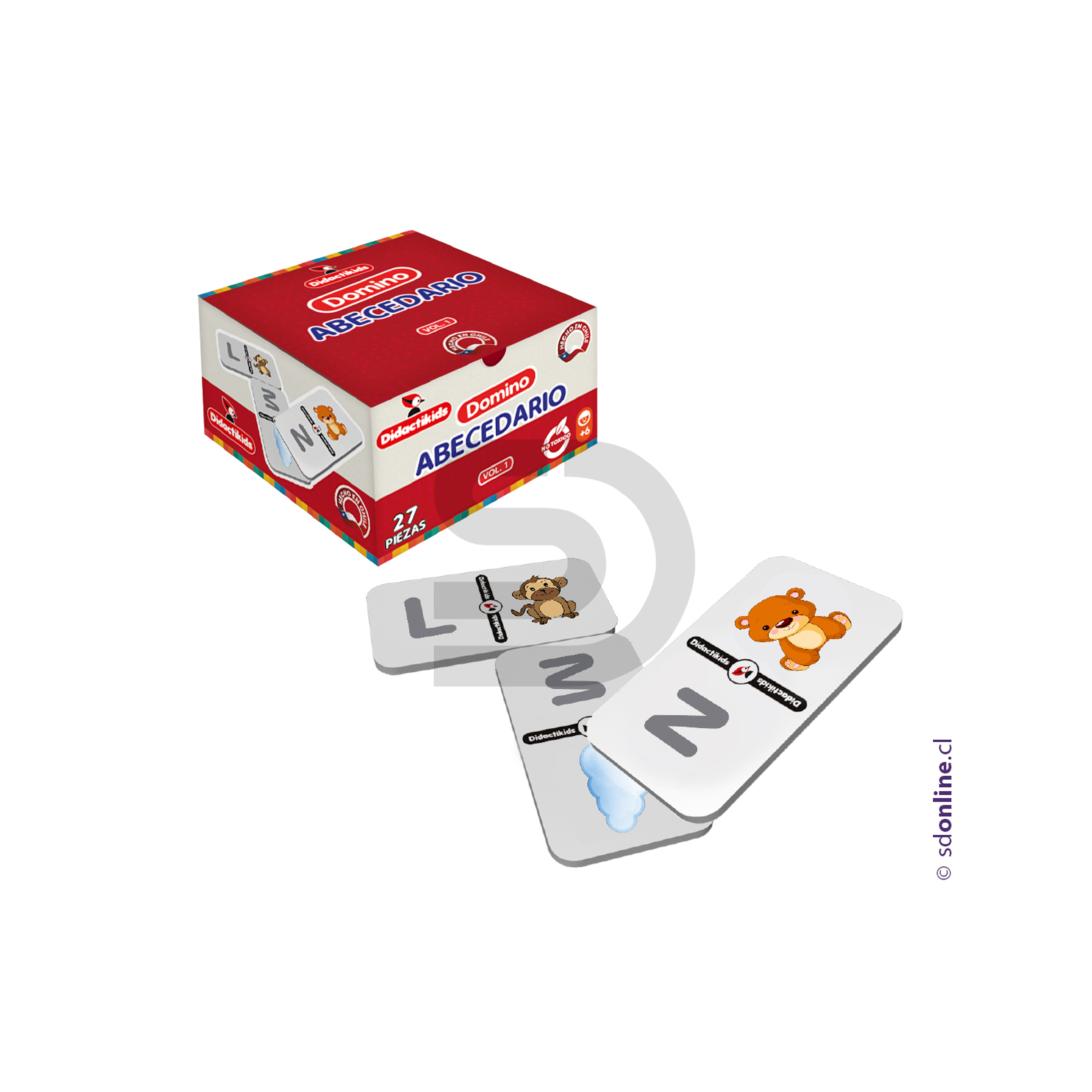 Domino de abecedario 1