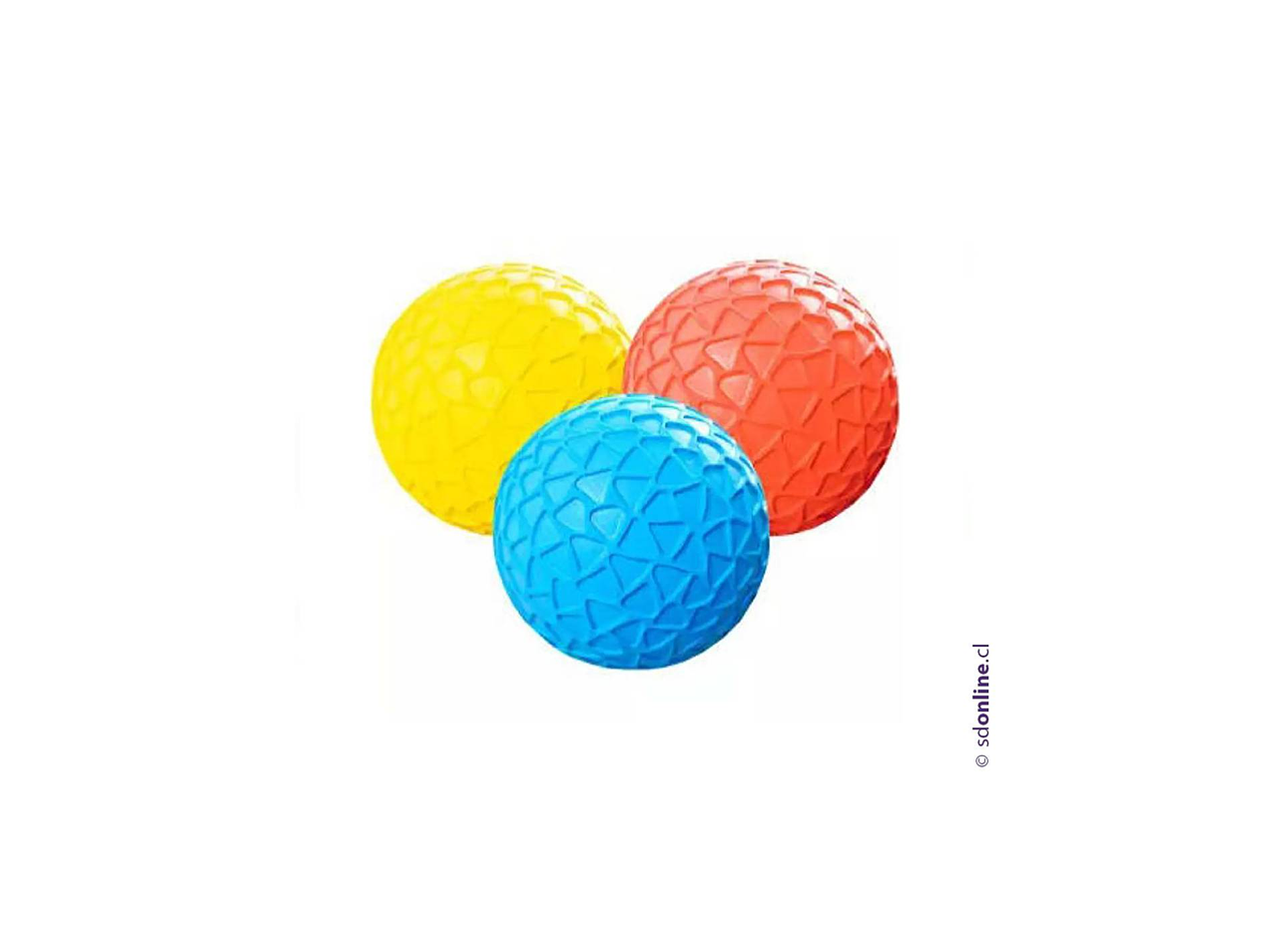 Pelotas de goma con texturas 1