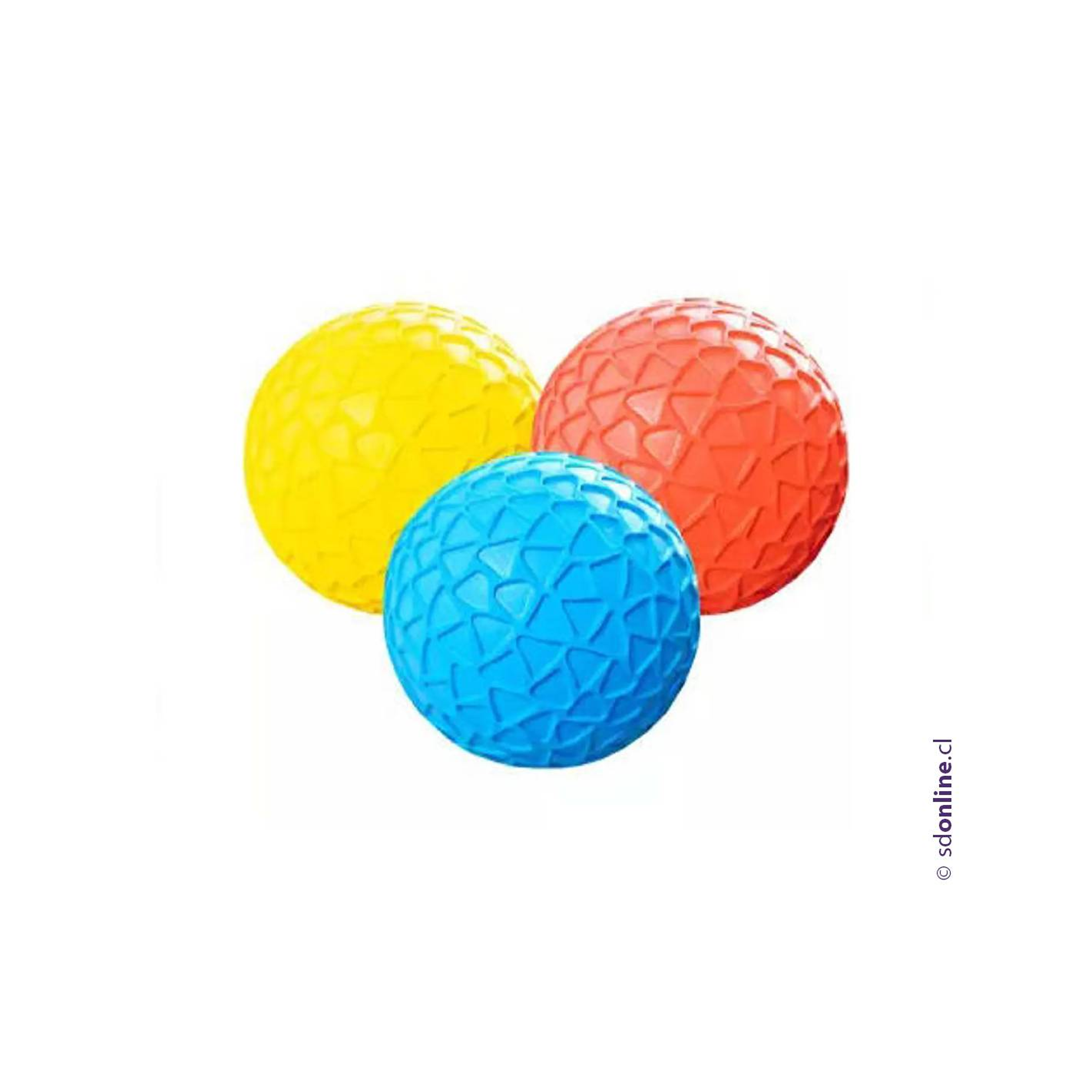 Pelotas de goma con texturas 1