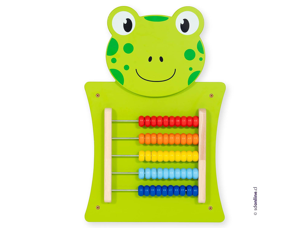 Panel mural de pared de madera rana 1