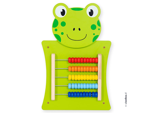 Panel mural de pared de madera rana 1