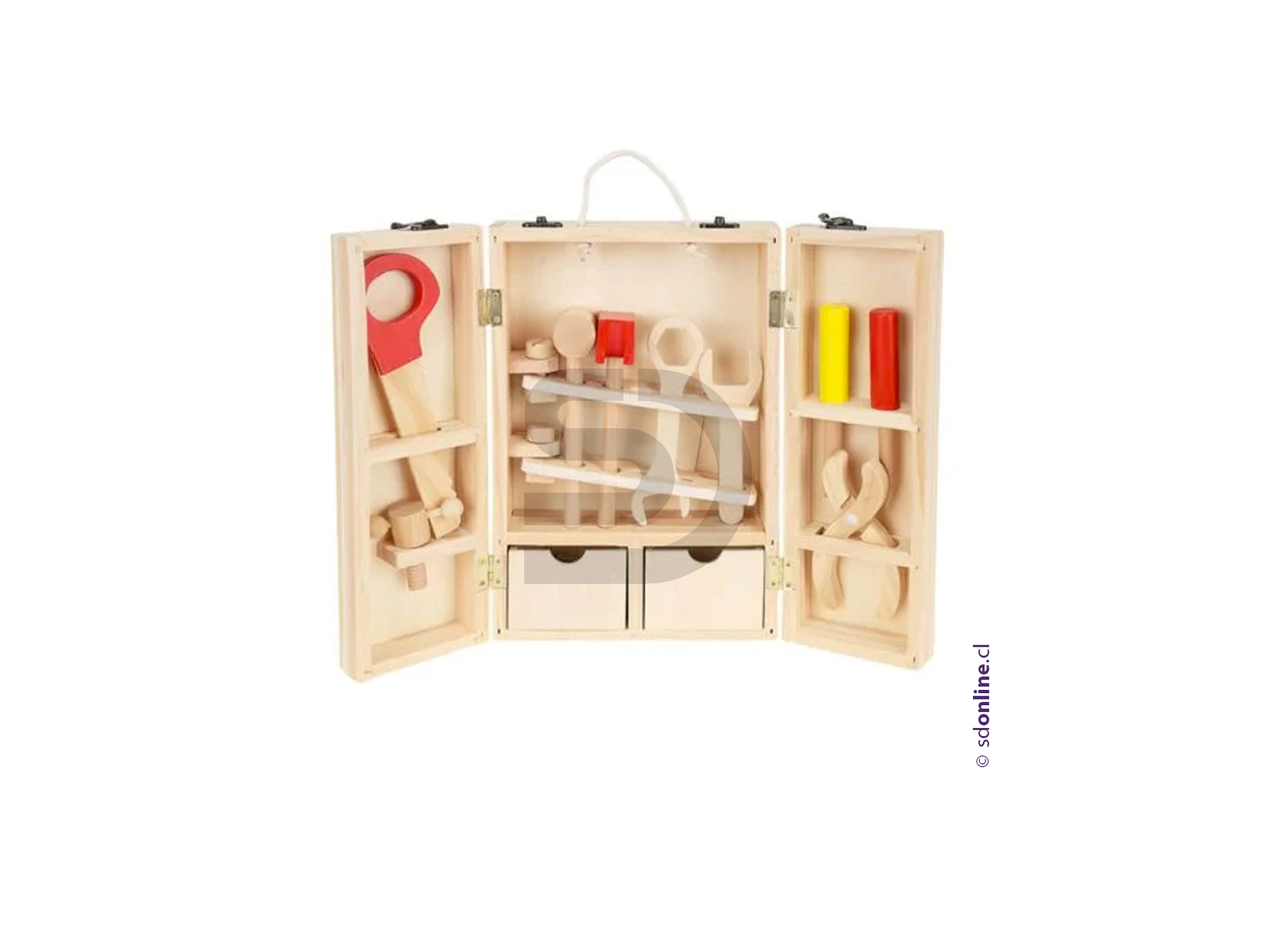 Maleta herramientas de madera 1