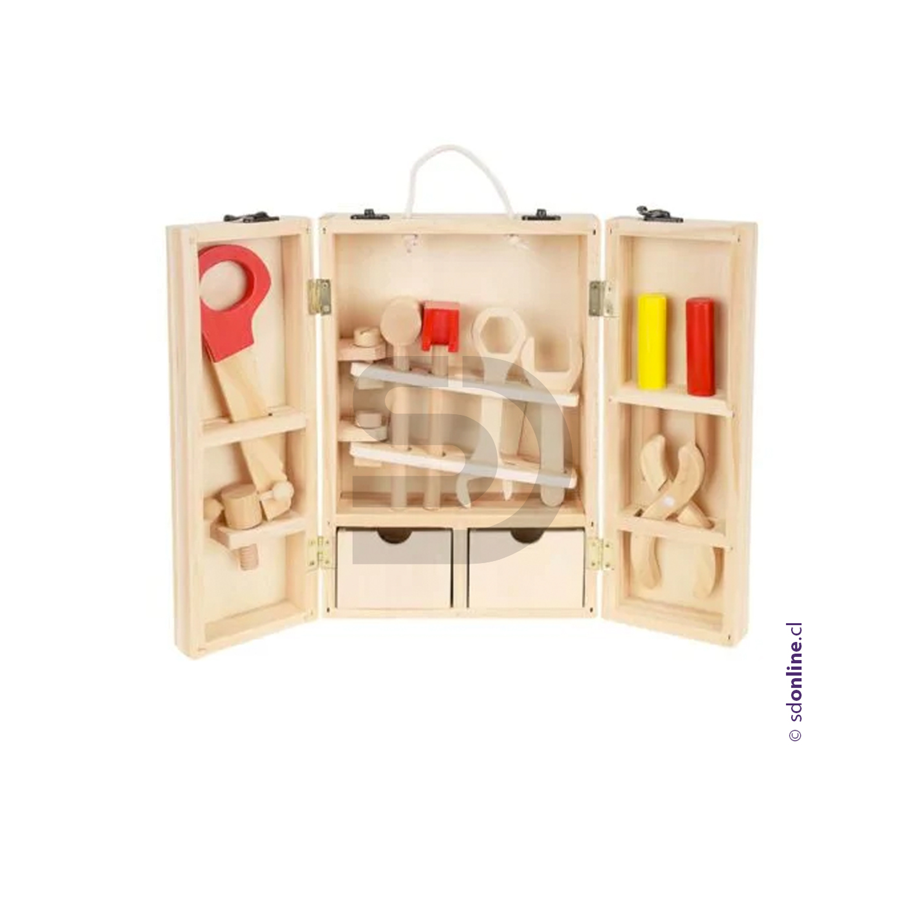 Maleta herramientas de madera 1