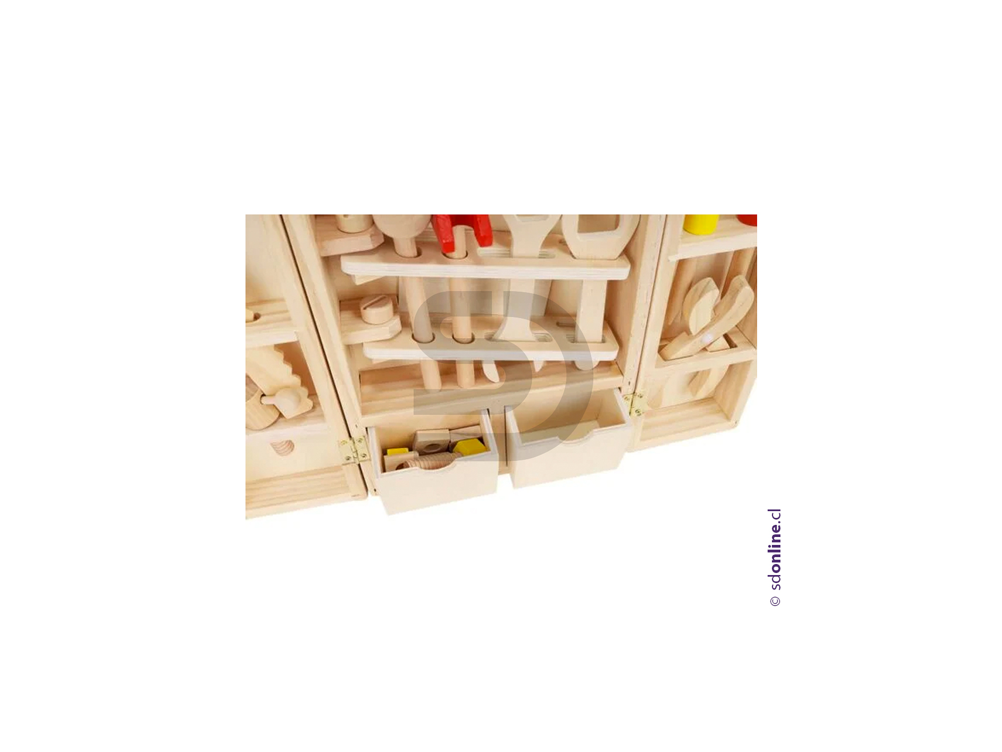 Maleta herramientas de madera 3