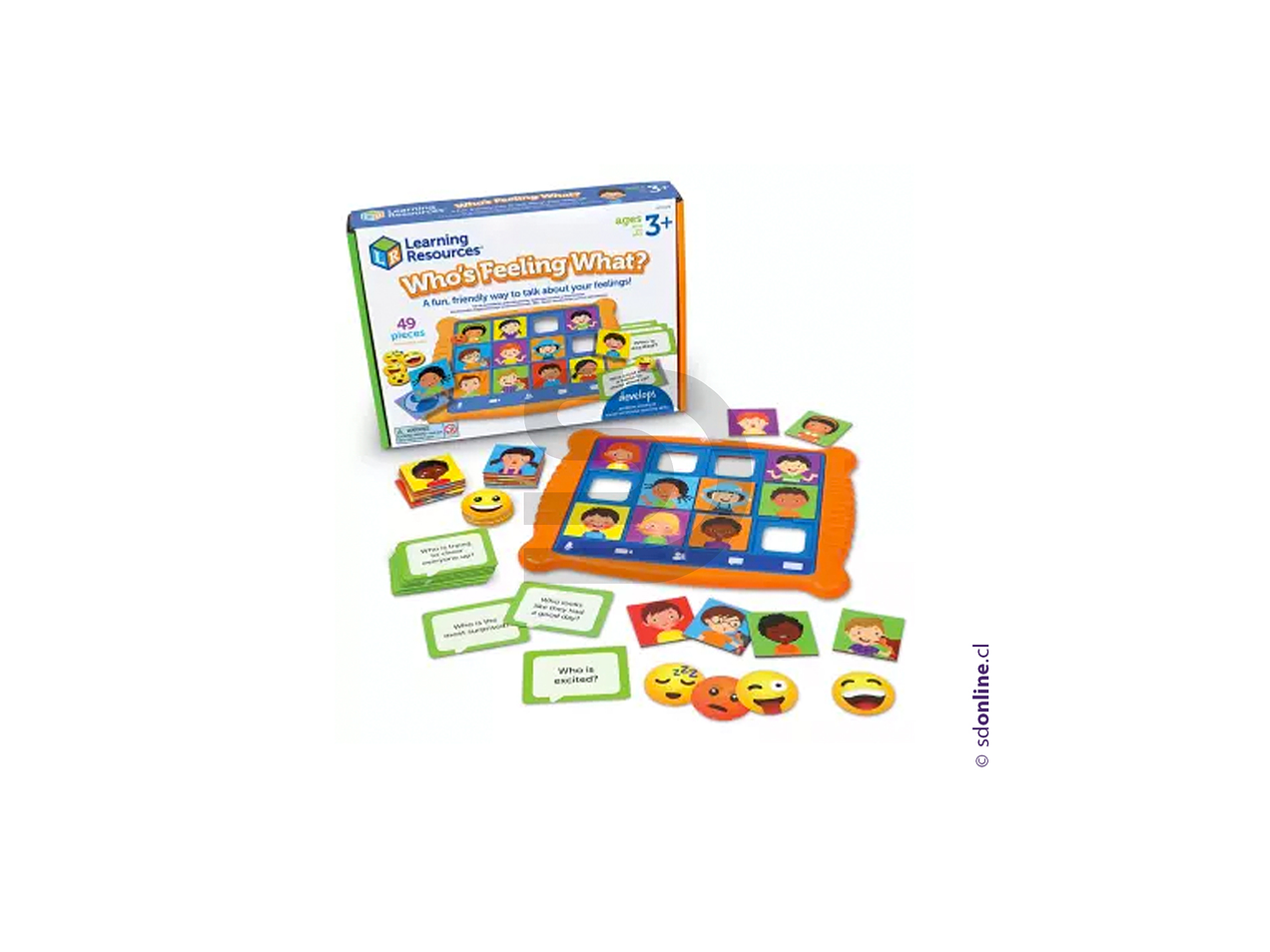Bingo de las emociones 49 piezas 1