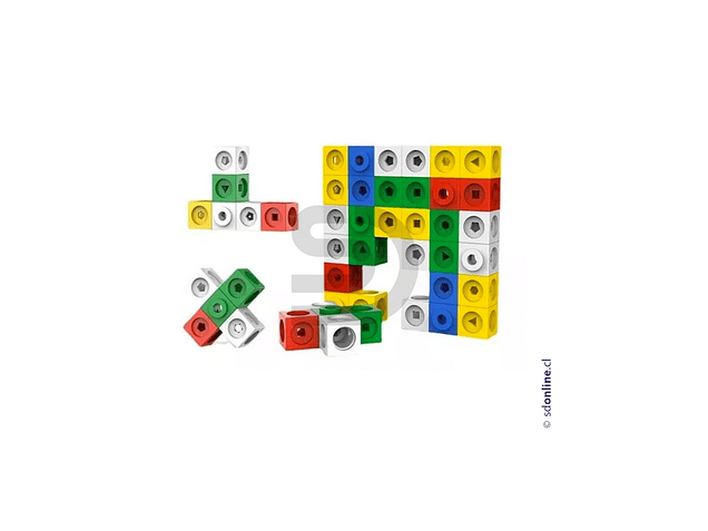 Kit matemático básico 146 piezas con cubos 1