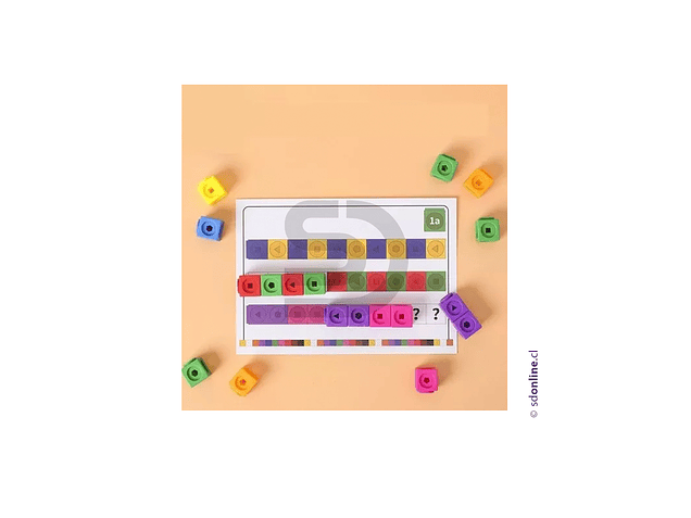 Kit matemático básico 146 piezas con cubos 2