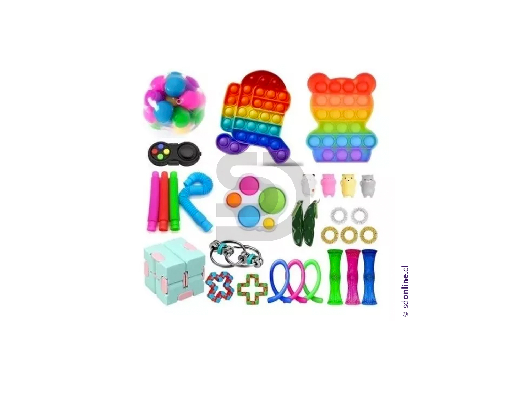 Kit sensorial 26 juegos Fidget 1